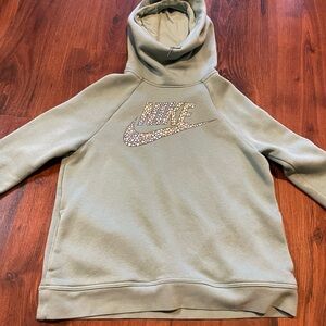 Nike Olive Sweatshirt with Logo